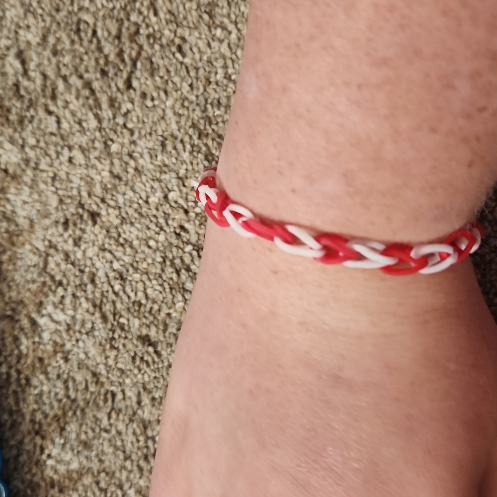 Hand-made bracelet made with love